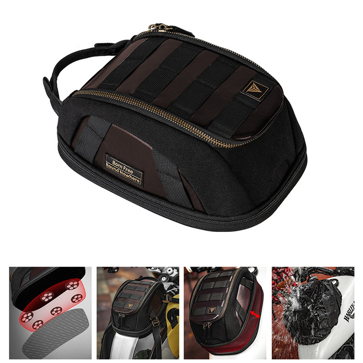 Magnetic Tank Bag - Magnetic Motorcycle Tank Bag New Universal