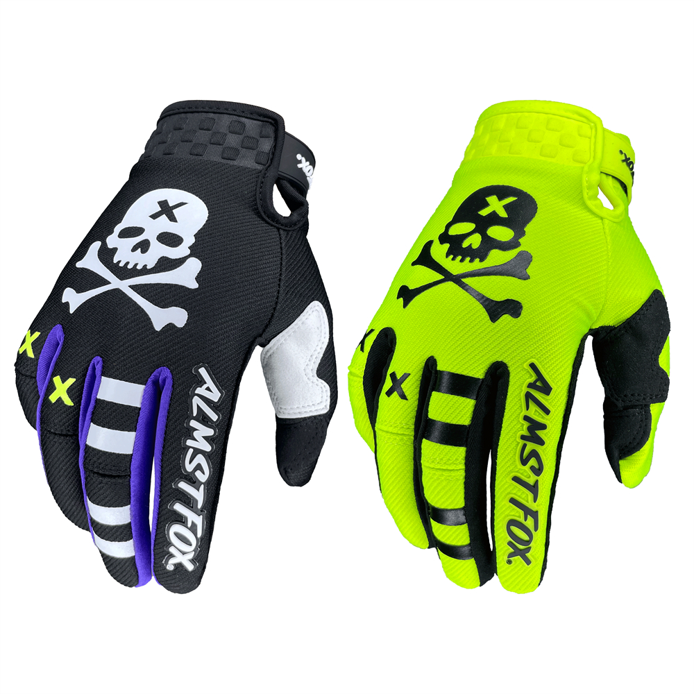 Motorcycle Gear Fox - Almst Fox Skull Motorcycle Gloves for