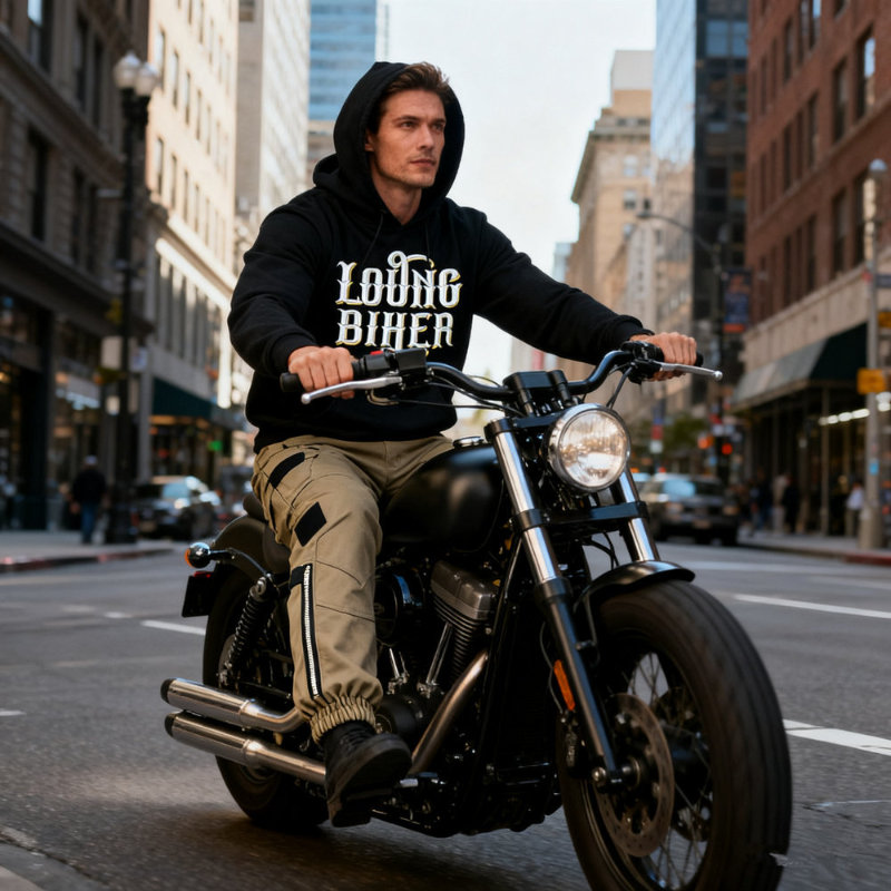 Motorcycle Gear Hoodie - LOONG BIKER Men Women Motorcycle Hoodie