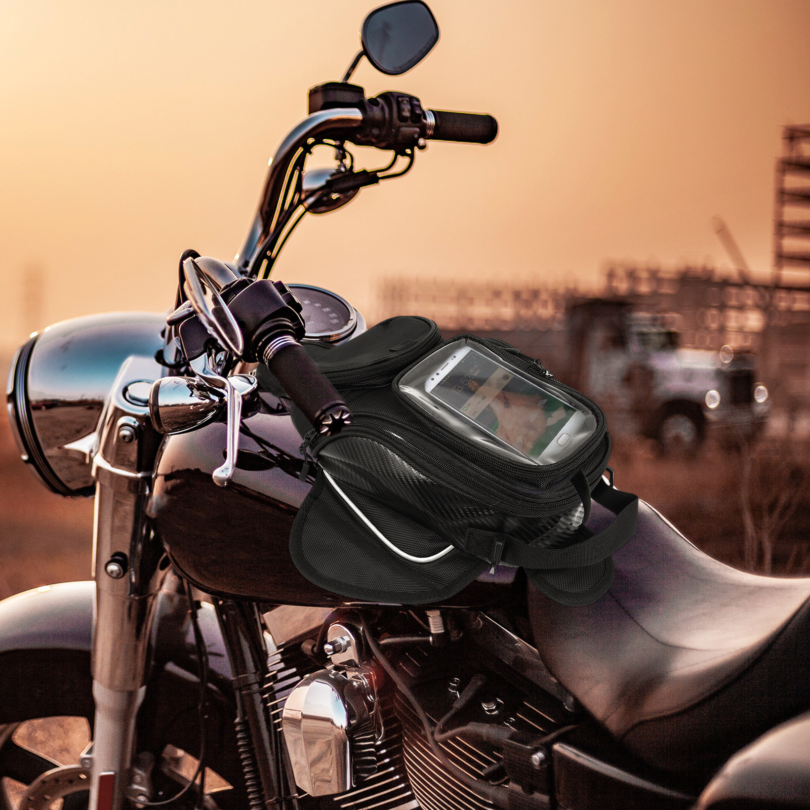 Waterproof Motorcycle Tank Bag - Magnetic Tank Bag reseña y precio
