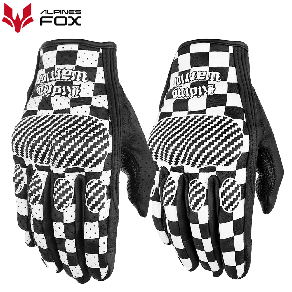 Vintage Motorcycle Gloves Genu - Motorcycle Gear Fox reseña y precio
