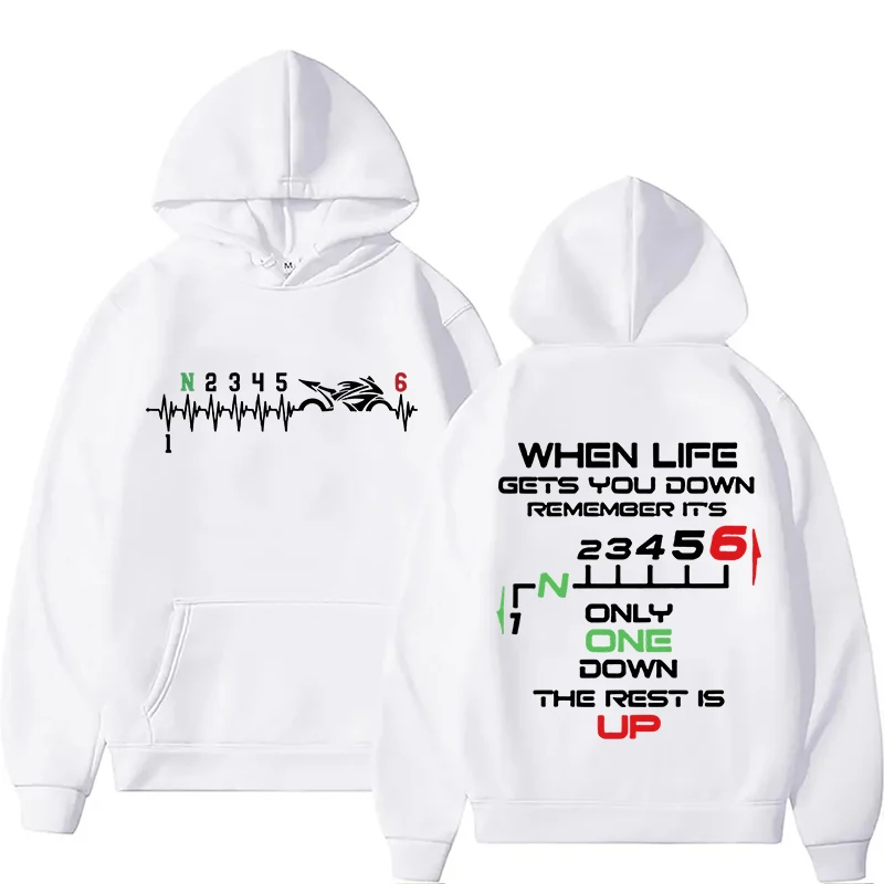 New 1N23456 Motorcycle Gear Bi - Motorcycle Gear Hoodie reseña y precio