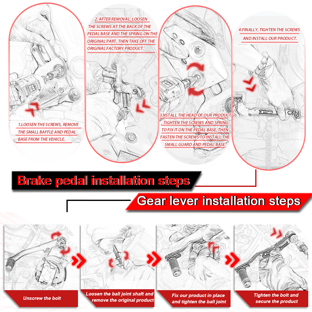 Motorcycle Gear Shifter Shift  - Motorcycle Gear Yamaha reseña y precio