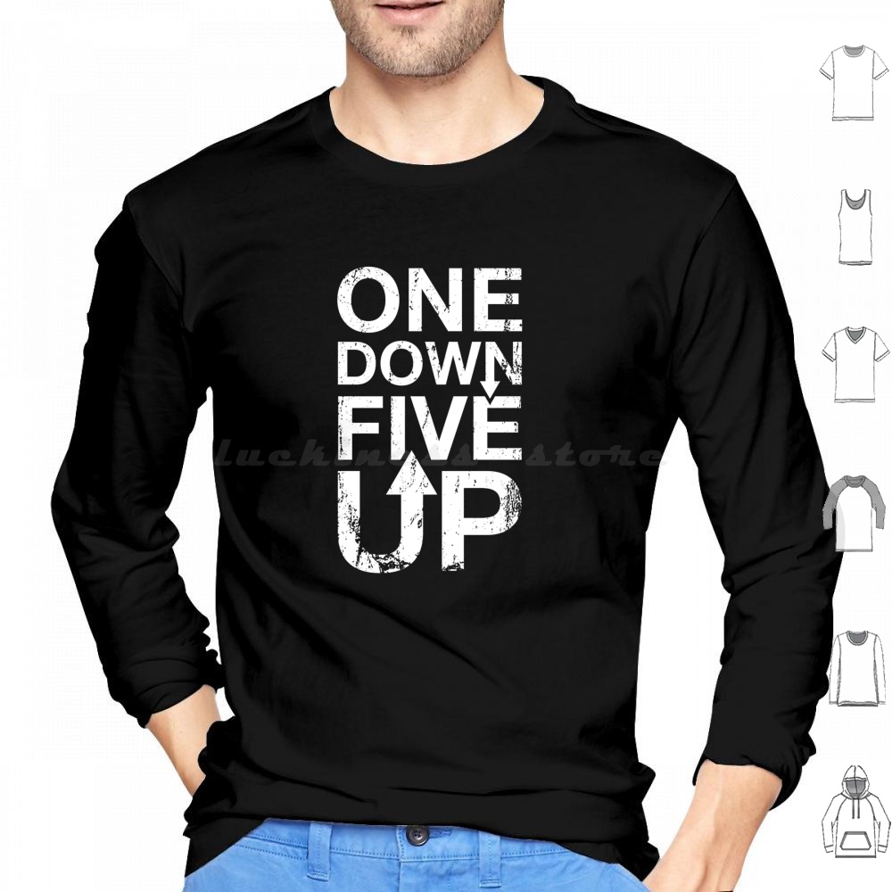 1 Down 5 Up Hoodie Cotton Long - Motorcycle Gear Hoodie reseña y precio