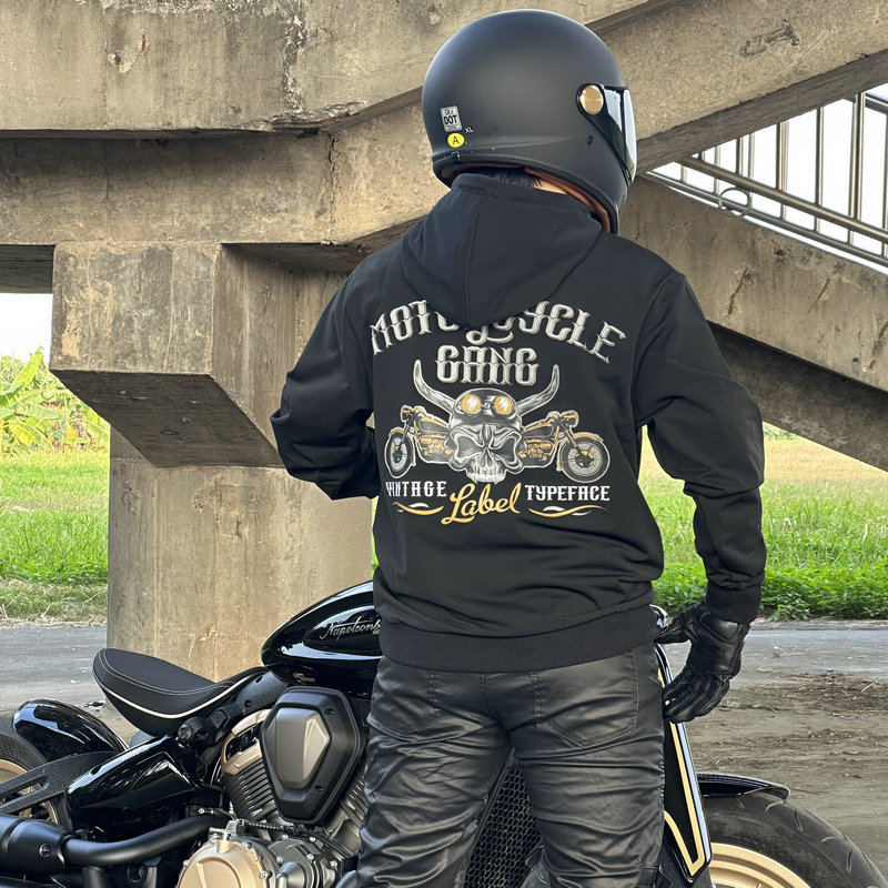 LOONG BIKER Men Women Motorcyc - Motorcycle Gear Hoodie reseña y precio