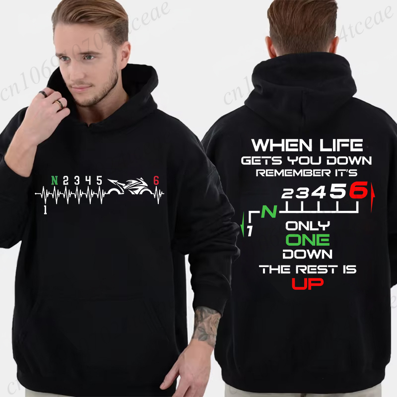 Electrobiker Velocidades Men's - Motorcycle Gear Hoodie reseña y precio