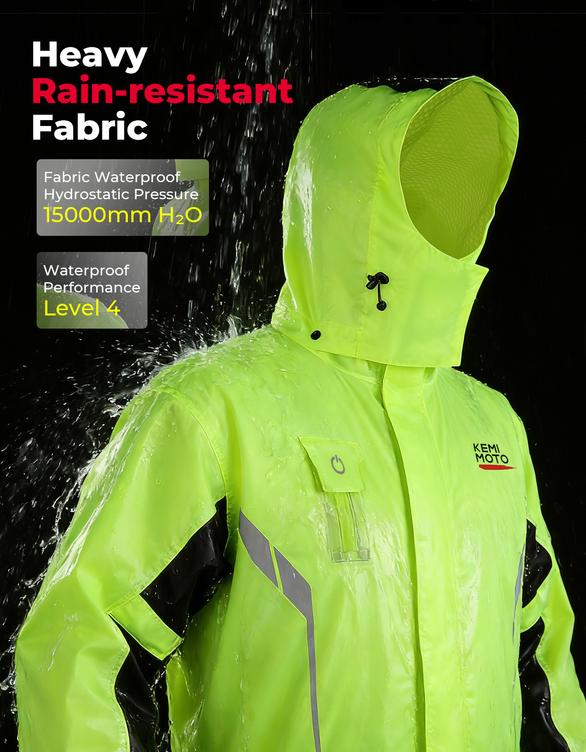 KEMIMOTO Unisex Waterproof Rai - Motorcycle Gear For Sale reseña y precio