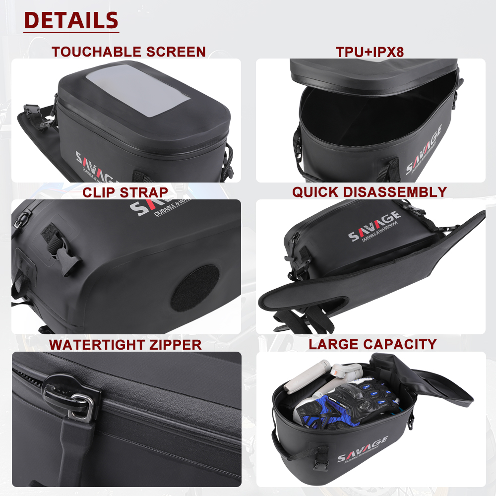 2025 CBR650R Tank Bag For Hond - Magnetic Tank Bag reseña y precio