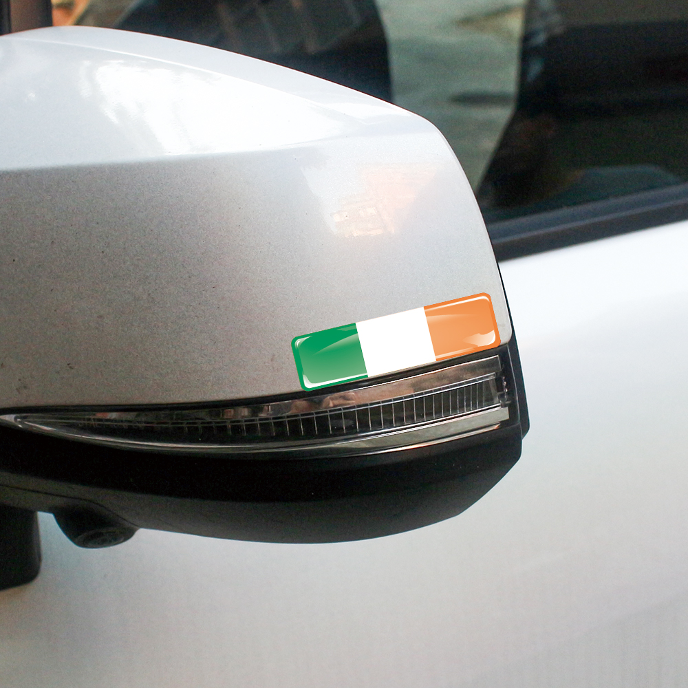 Ireland Flag 3D Epoxy Resin De - Motorcycle Gear Ireland reseña y precio
