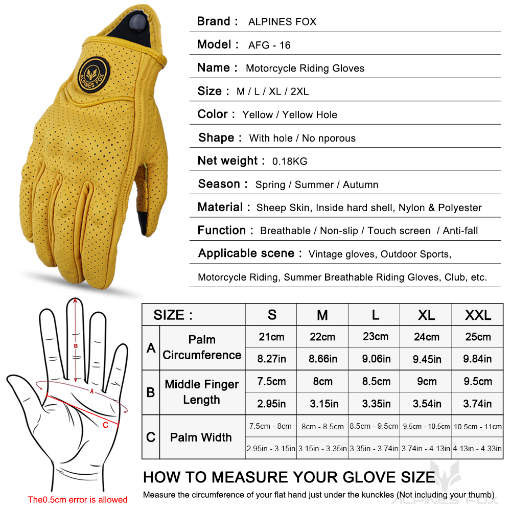 Breathable Motorcycle Gloves G - Motorcycle Gear Fox reseña y precio