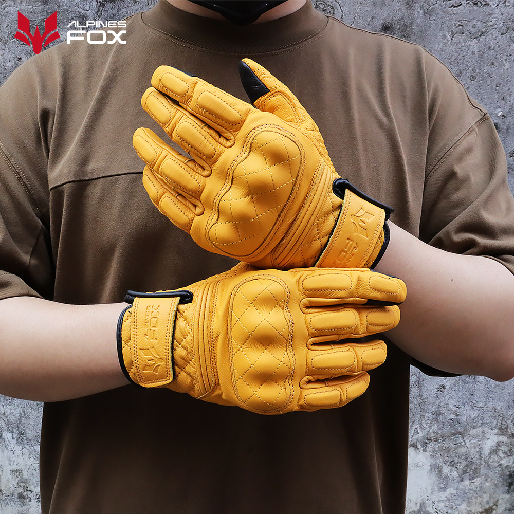 Retro Motorcycle Gloves Real L - Motorcycle Gear Fox reseña y precio