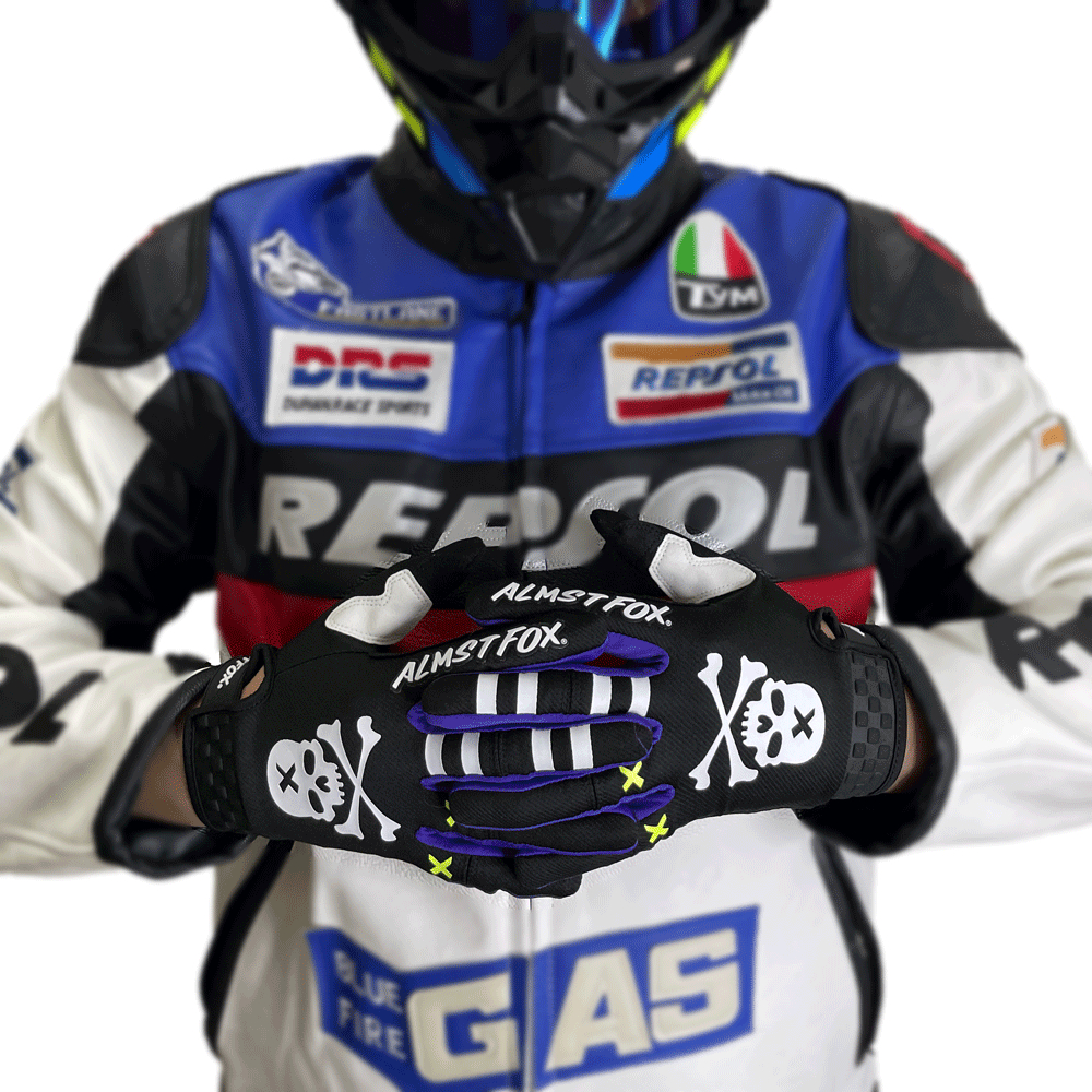 Almst Fox Skull Motorcycle Glo - Motorcycle Gear Fox reseña y precio