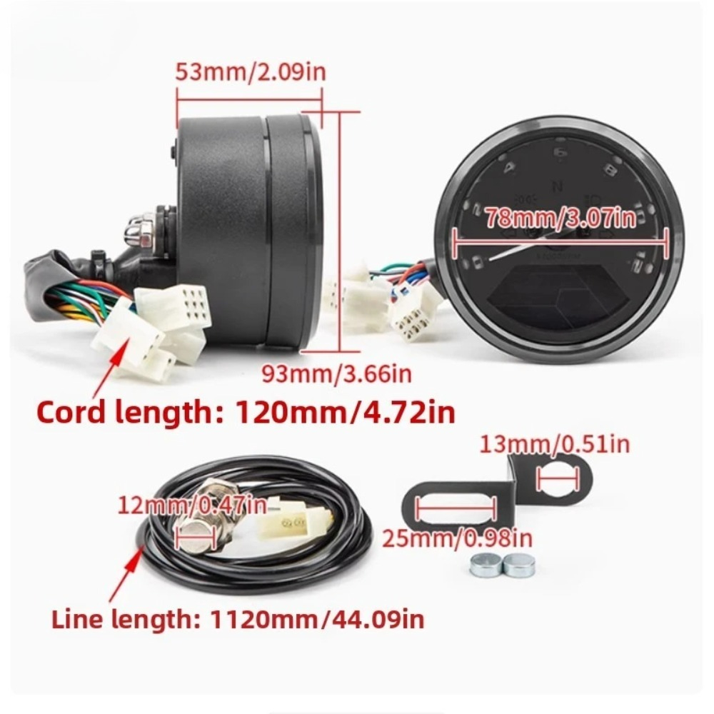 Universal Motorcycle Meter Spe - Motorcycle Gear Yamaha reseña y precio